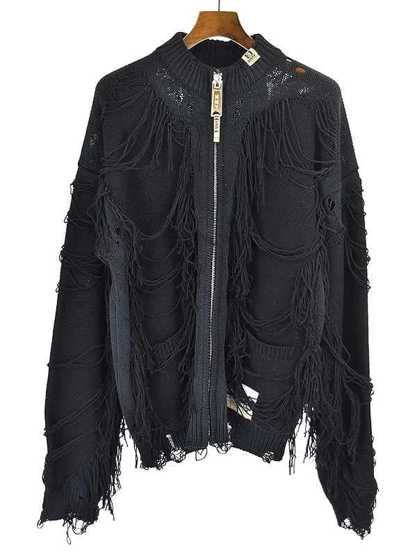 Maison MIHARA YASUHIRO メゾン ミハラヤスヒロ 22SS Distressed Knit Cardigan ディストレストニットカーディガン