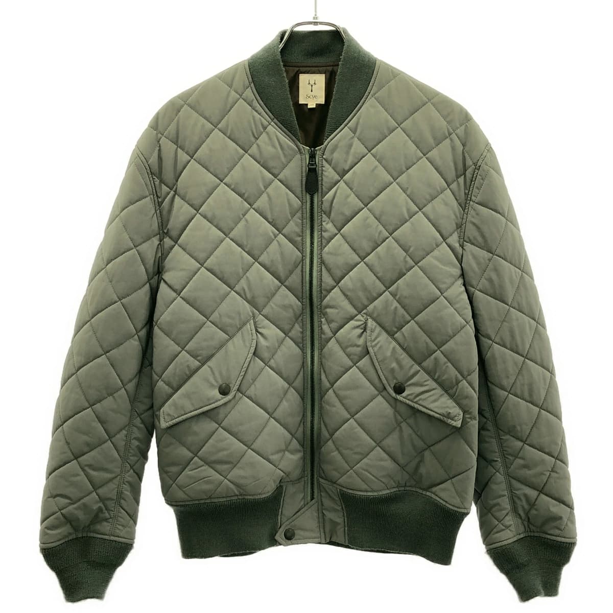 Scye サイ SAMPLE/26SS P/N Gaberdine Quilted Bomber Jacket キルティングボンバージャケット