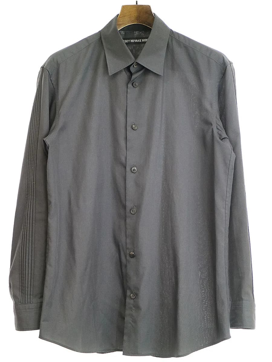 ISSEY MIYAKE イッセイミヤケ メン 20AW プリーツラインクラシックシャツ