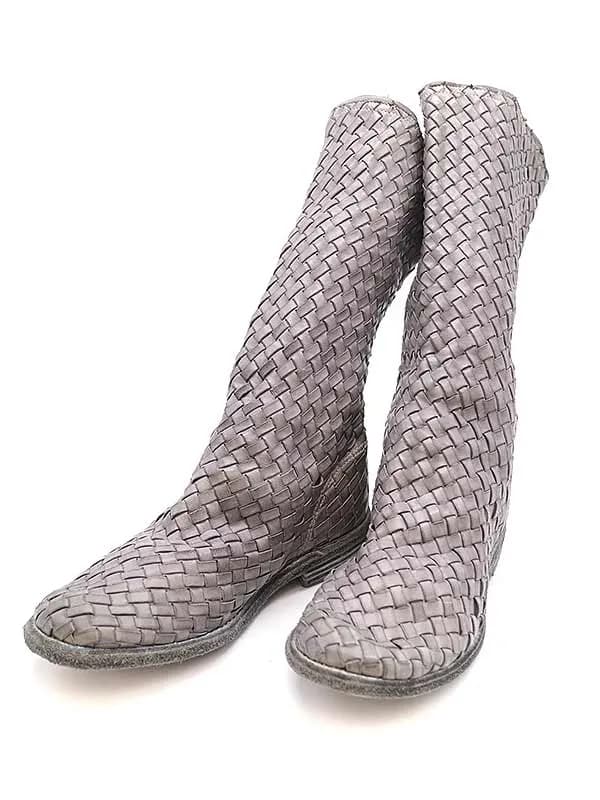 GUIDI グイディ イントレチャートバックジップロングブーツ