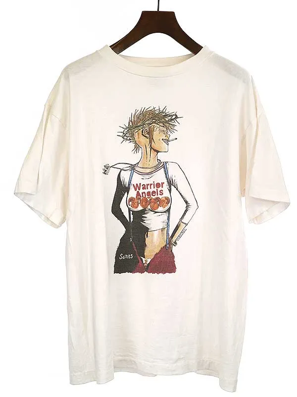 SAINT MICHAEL セントマイケル 21AW PUNK GIRL パンクガールプリントTシャツ
