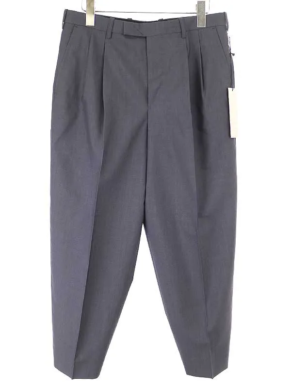 LAD MUSICIAN ラッドミュージシャン 20SS TAPERED WIDE CROPPED SLACKS PANTS クロップドスラックスパンツ