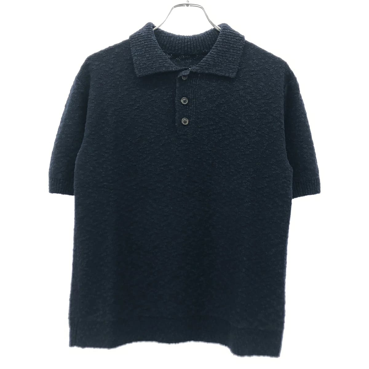 Maison Margiela メゾン マルジェラ 23SS コットンナイロンブークレニットポロシャツ