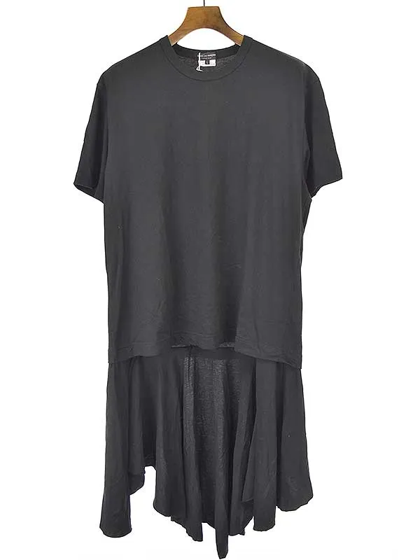 COMME des GARCONS コムデギャルソン オム プリュス 20SS フリルレイヤードロングTシャツ