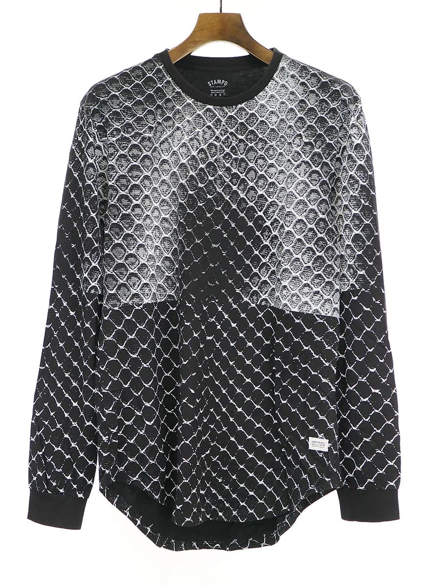 STAMPD スタンプド 14SS パイソンプリントロングスリーブカットソー