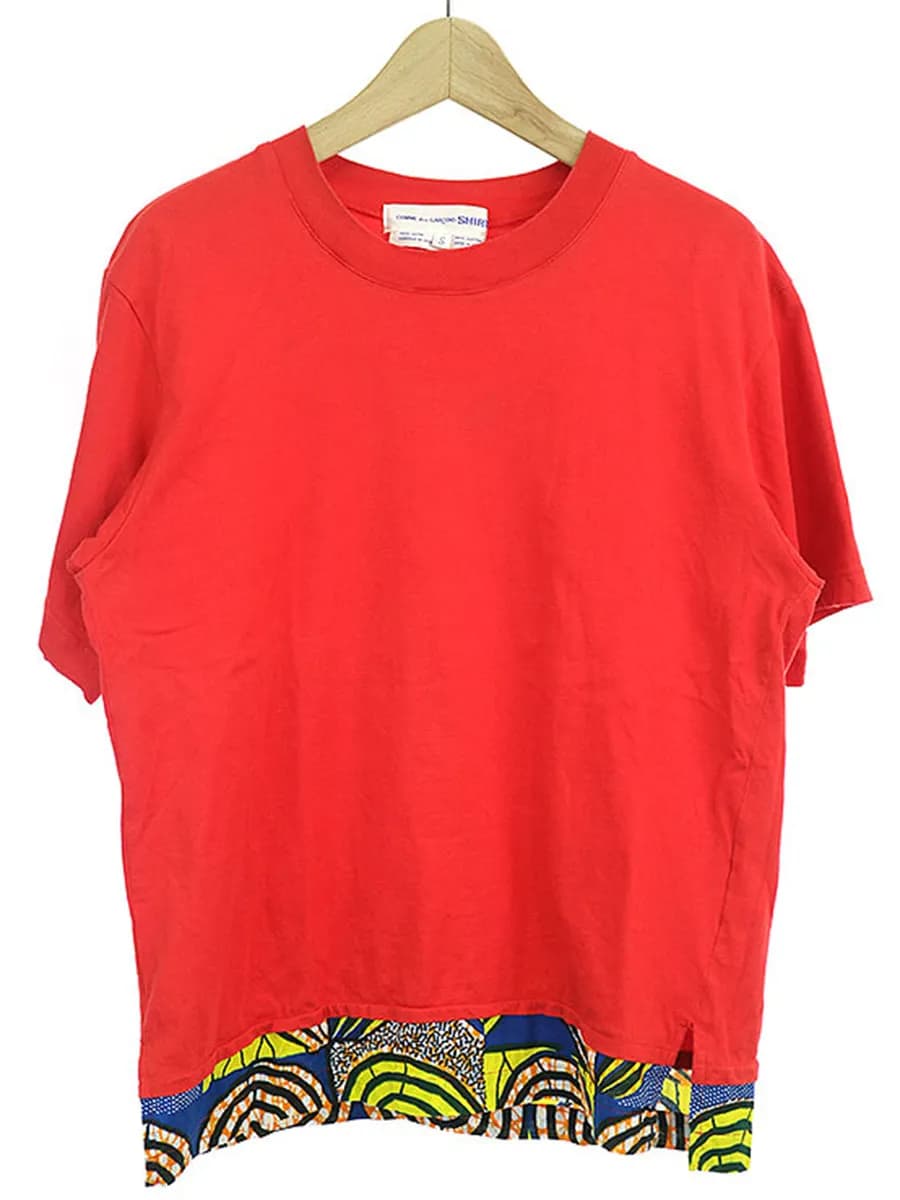 COMME des GARCONS コムデギャルソン シャツ 02SS 裾切替Tシャツ