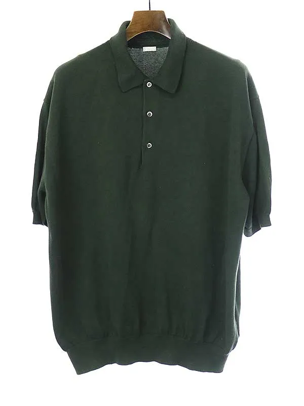 A.PRESSE ア プレッセ 22SS Cotton Knit S/S Polo Shirts ハイゲージコットンニットポロシャツ