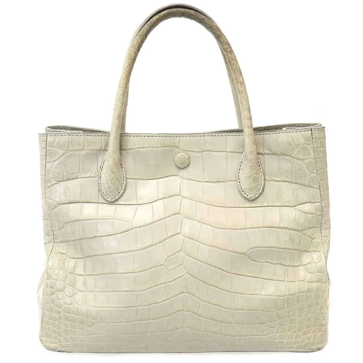THE LAST ART PROJECT ザ ラストアートプロダクション PREMIUM CROCO LOUNGE TOTE 極上クロコダイル トートバッグ