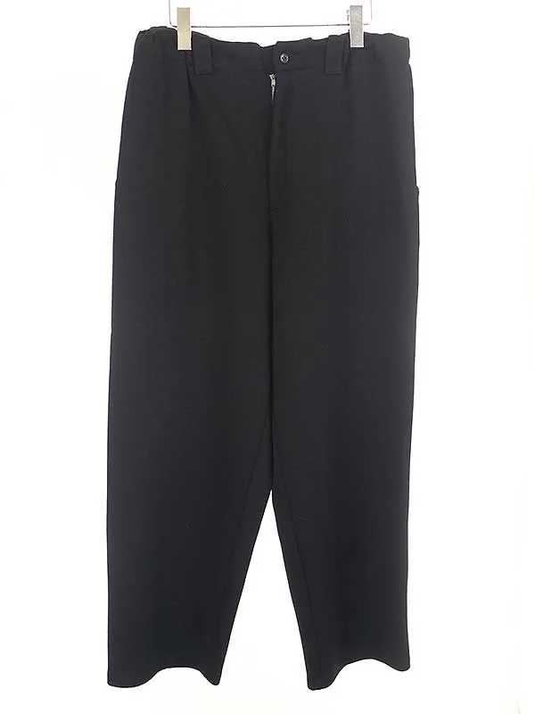 Yohji Yamamoto ヨウジヤマモト プール オム 98SS ポリエステルレーヨンニットパンツ