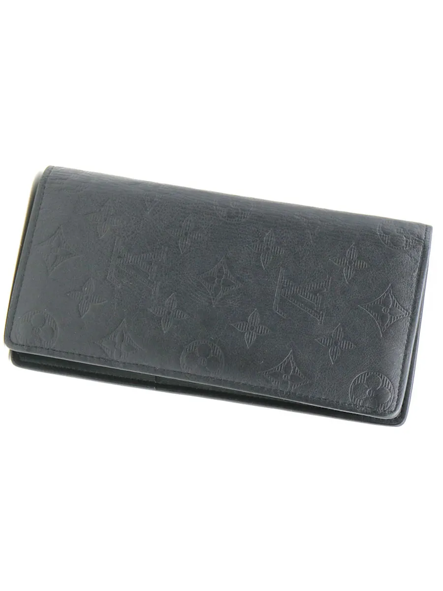 LOUIS VUITTON ルイヴィトン モノグラム M62900 シャドウ ポルトフォイユ ブラザ レザー二つ折りウォレット