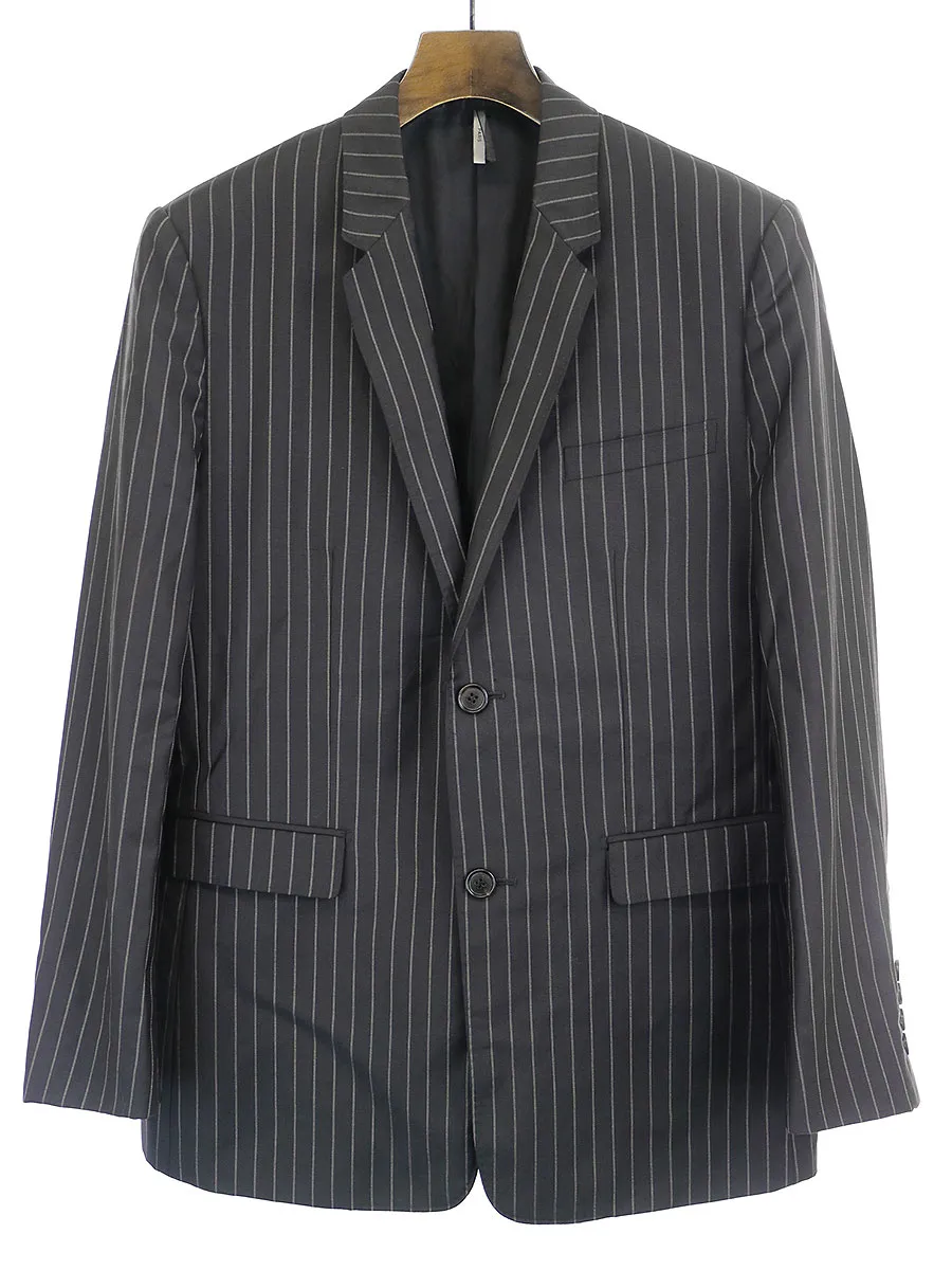 Dior HOMME ディオールオム ナローノッチドラペルストライプテーラードジャケット