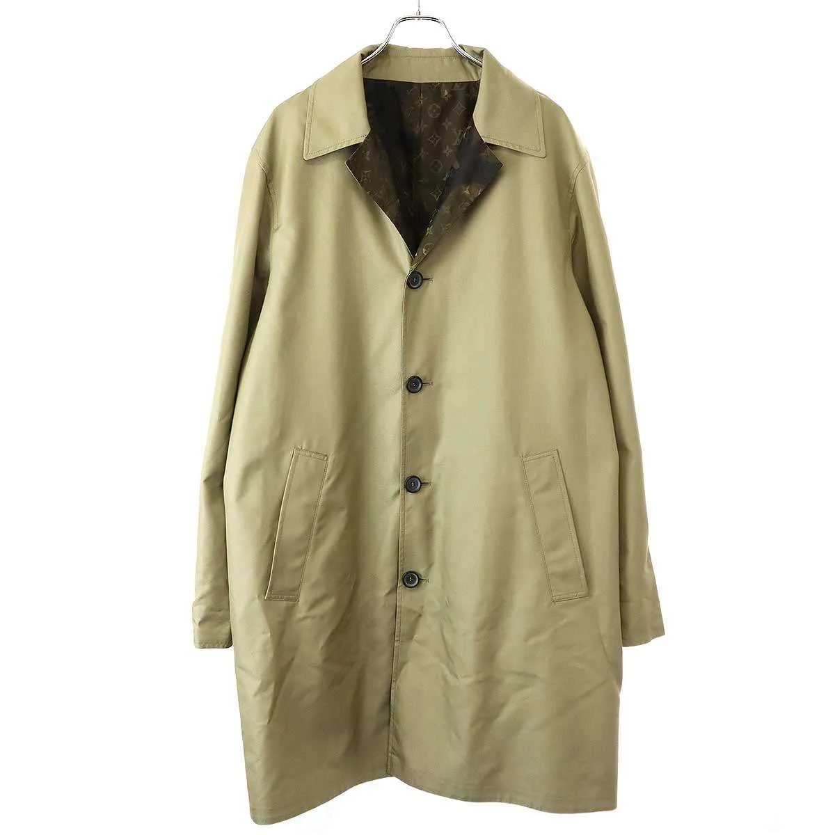 LOUIS VUITTON ルイヴィトン シュプリーム 17AW Reversible Coat モノグラムカモフラージュ リバーシブルコート HDC90WDOL