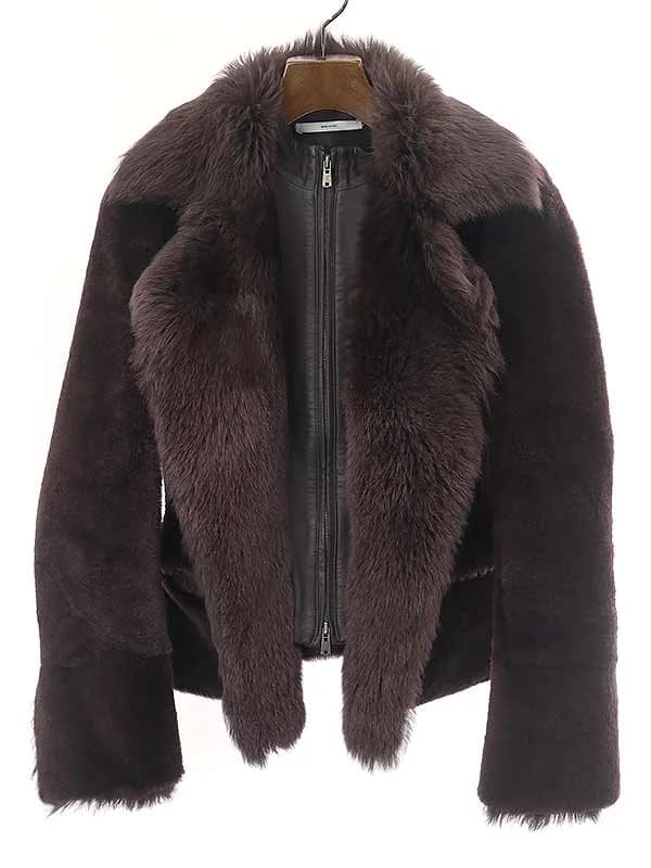 SAINT LAURENT イヴサンローラン レザーファージャケット