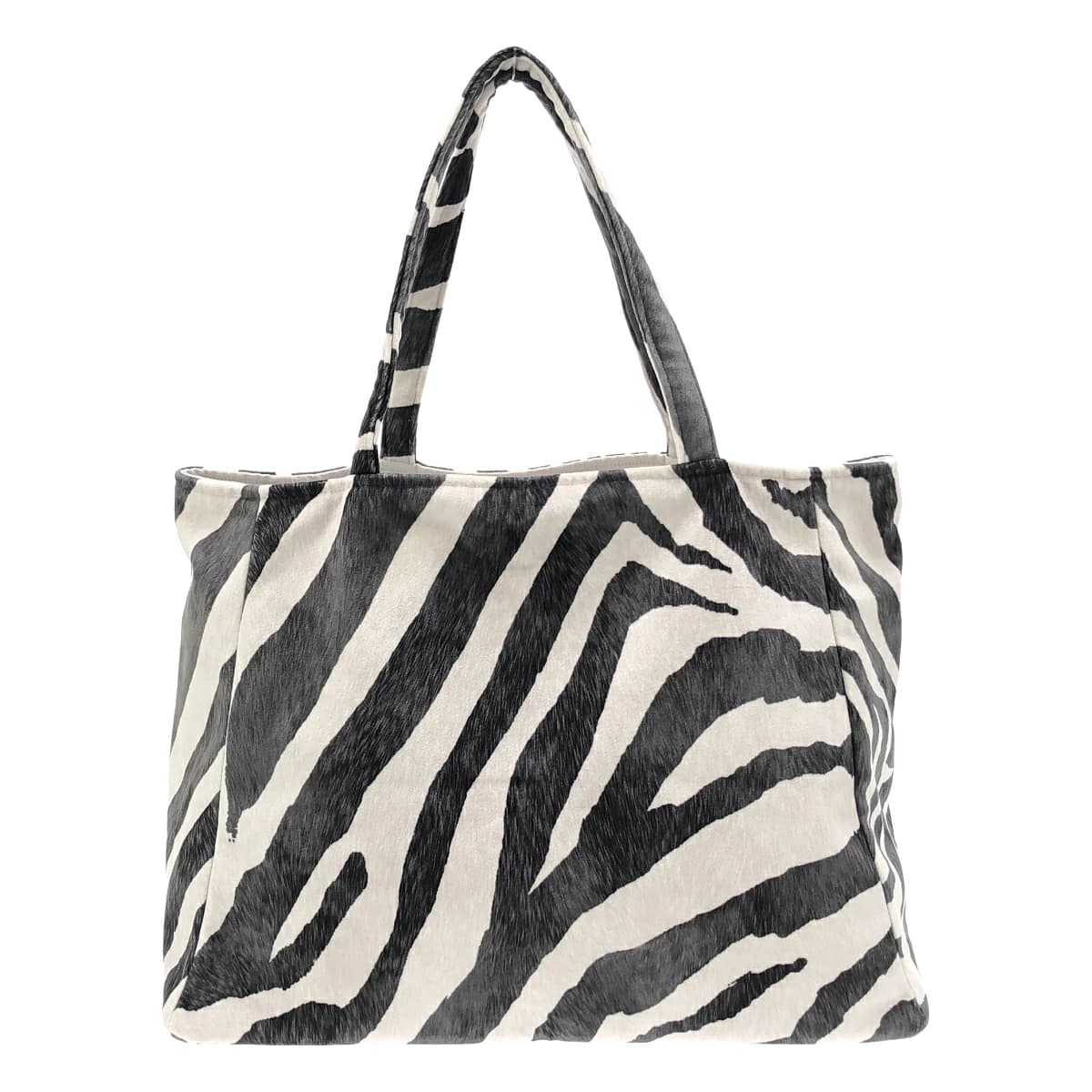 バザールアトリエサブロン 24SS ZEBRA TOTE BAG ポーチ付きゼブラトートバッグ