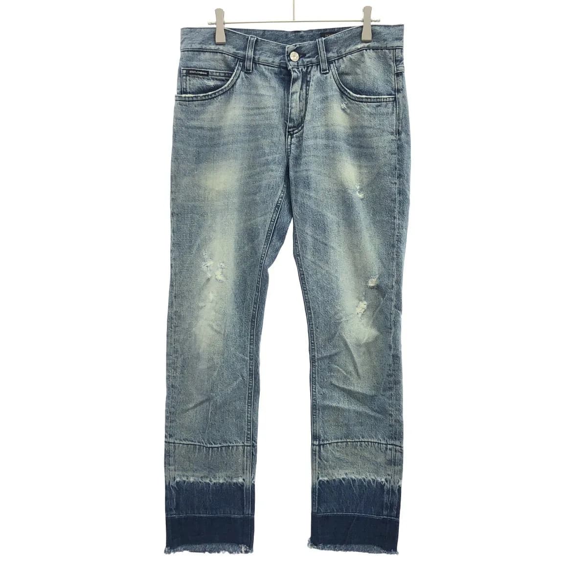 DOLCE&GABBANA ドルチェ&ガッバーナ CLASSIC ダメージ加工デニムパンツ