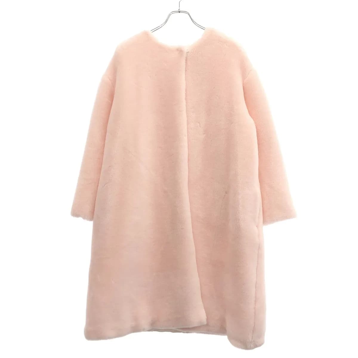 YOKO CHAN ヨーコチャン 21AW フェイクファーノーカラーコート