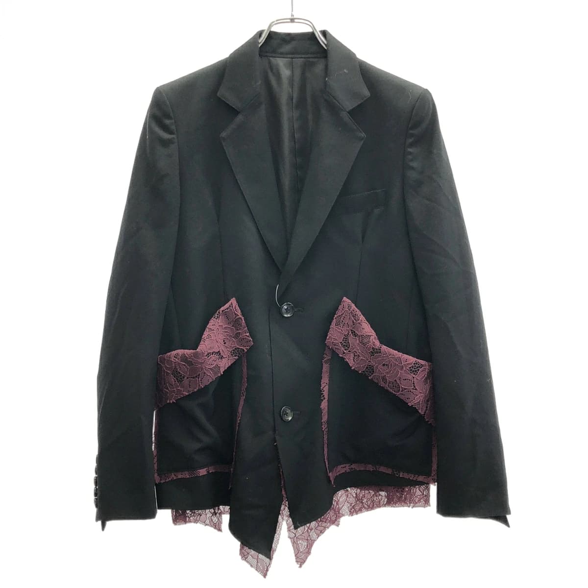 sulvam サルバム 24AW レースシングルジャケット MU-J01-100