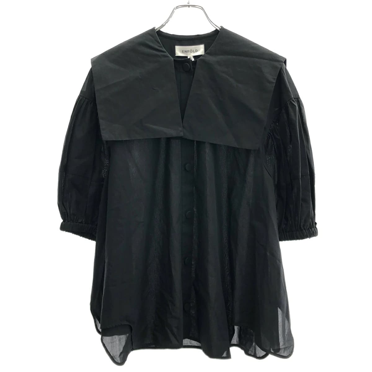 ENFOLD エンフォルド 25SS SAILOR-COLOR BLOUSE セーラーカラーブラウス 300IA130-0111