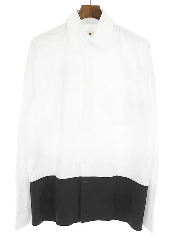 MARNI マルニ 17SS 2トーンレギュラーカラーシャツ
