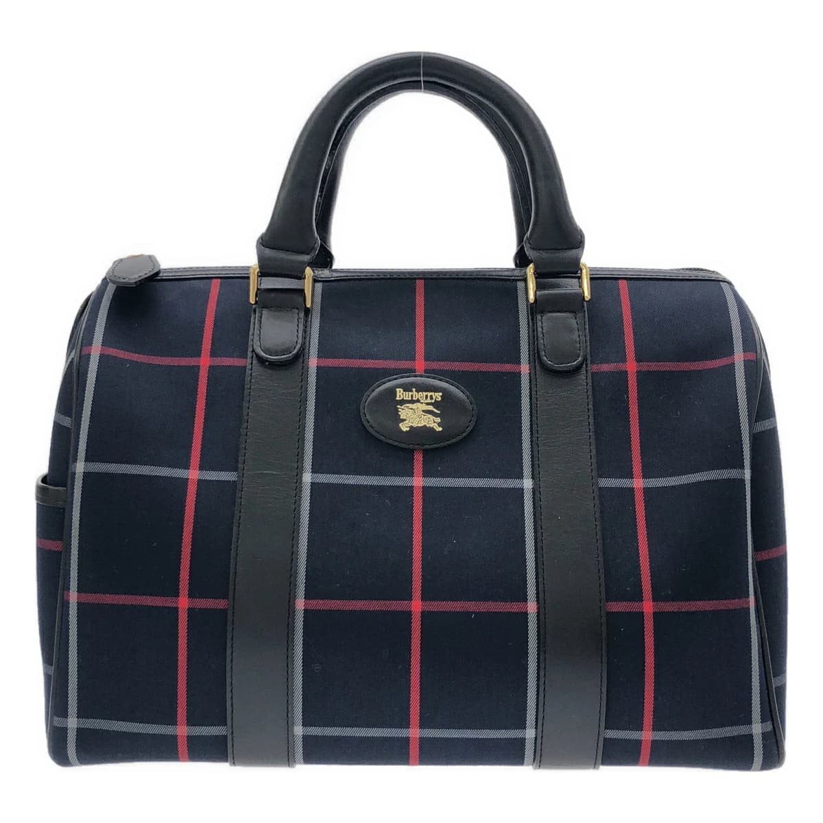 BURBERRY バーバリーズ チェックミニボストンハンドバッグ