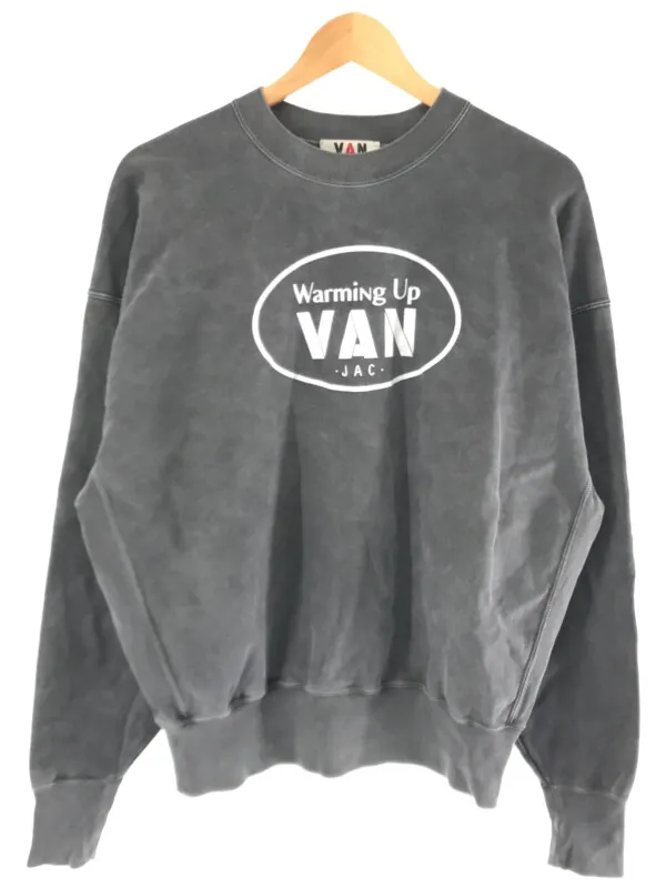 INSCRIRE アンスクリア 22AW VAN Warming-up Crew Neck ヴィンテージ加工スウェットトレーナー