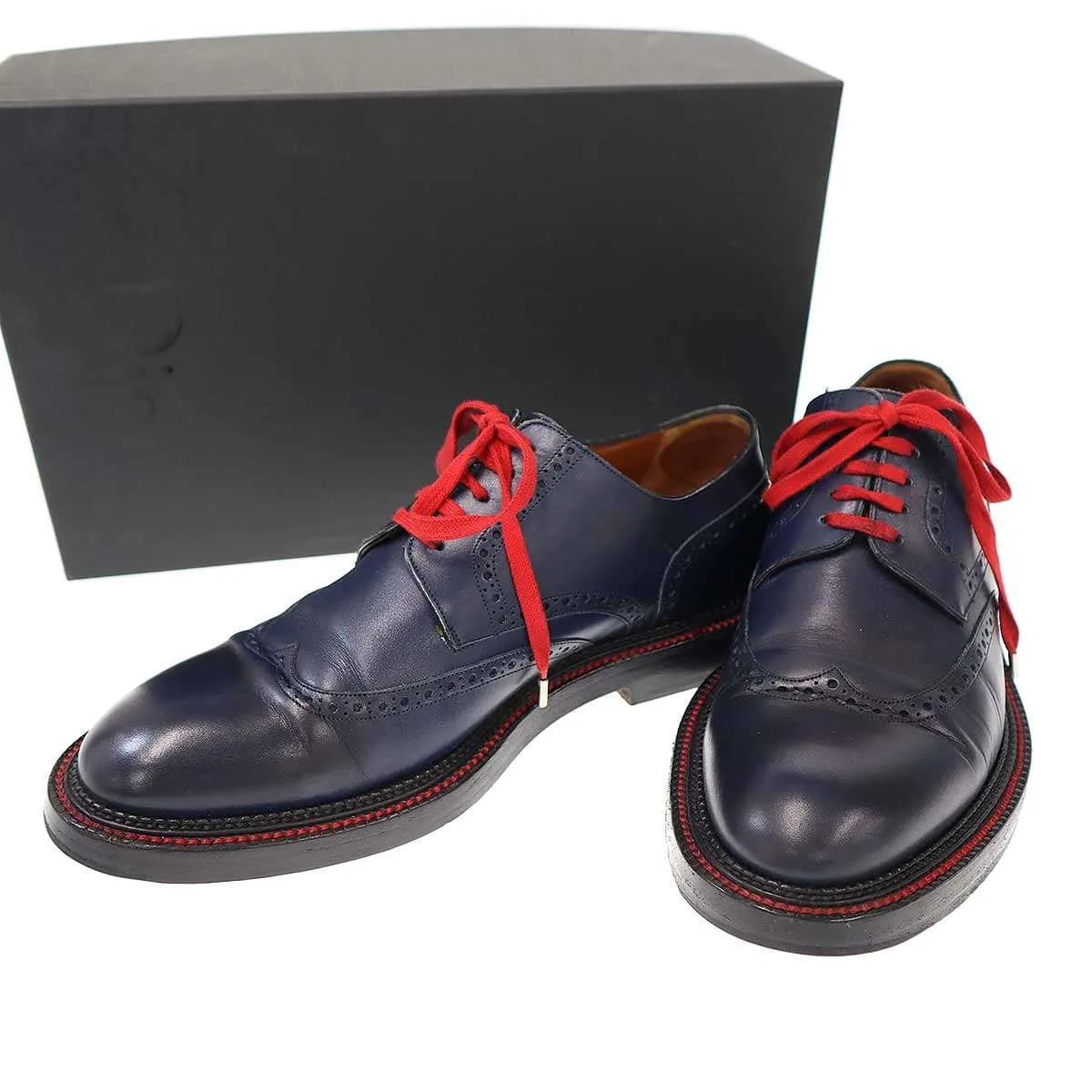 Dior HOMME ディオールオム 13SS ウィングチップレザーダービーシューズ