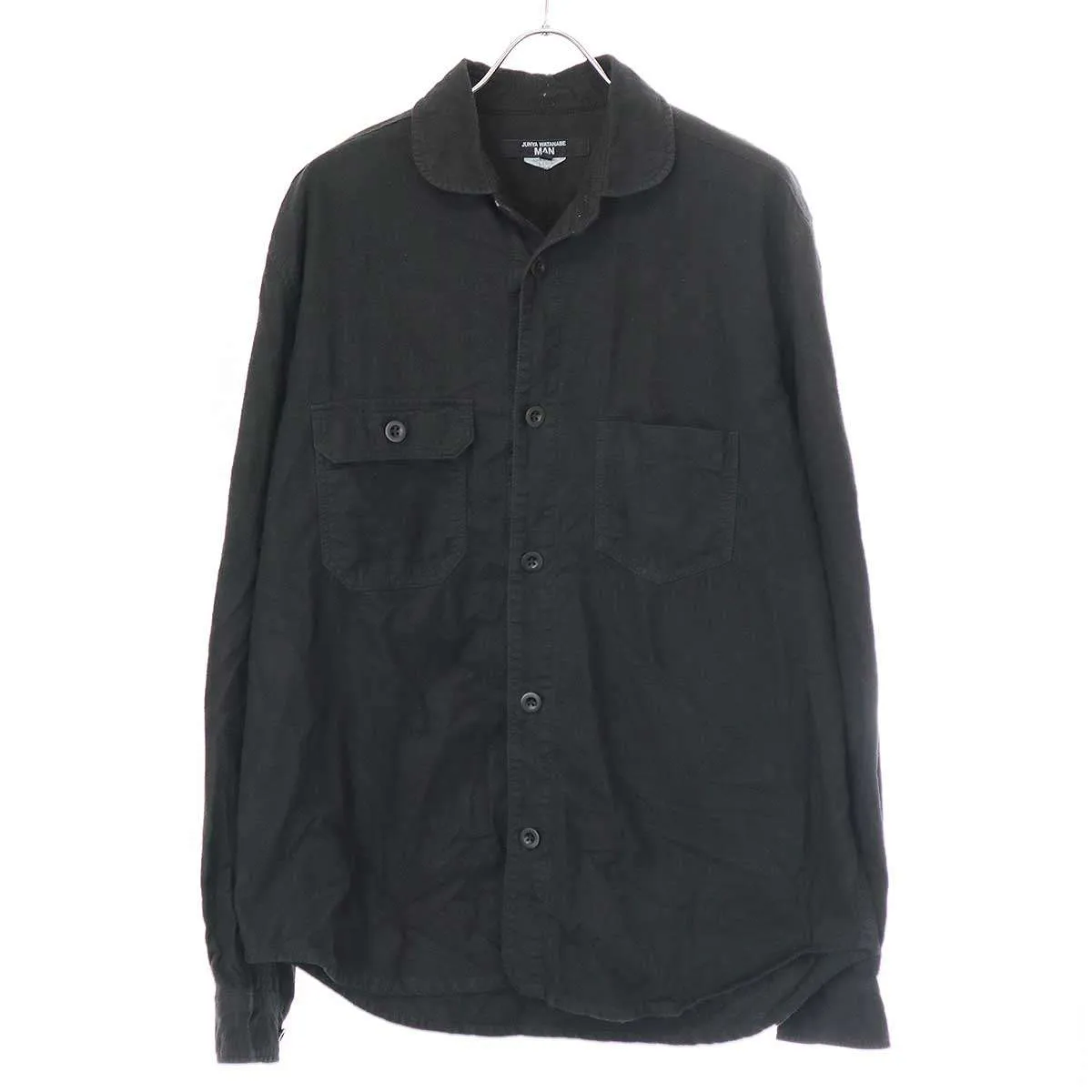 JUNYA WATANABE ジュンヤワタナベ コムデギャルソンマン 23AW 製品染め コットンフランネルシャツ