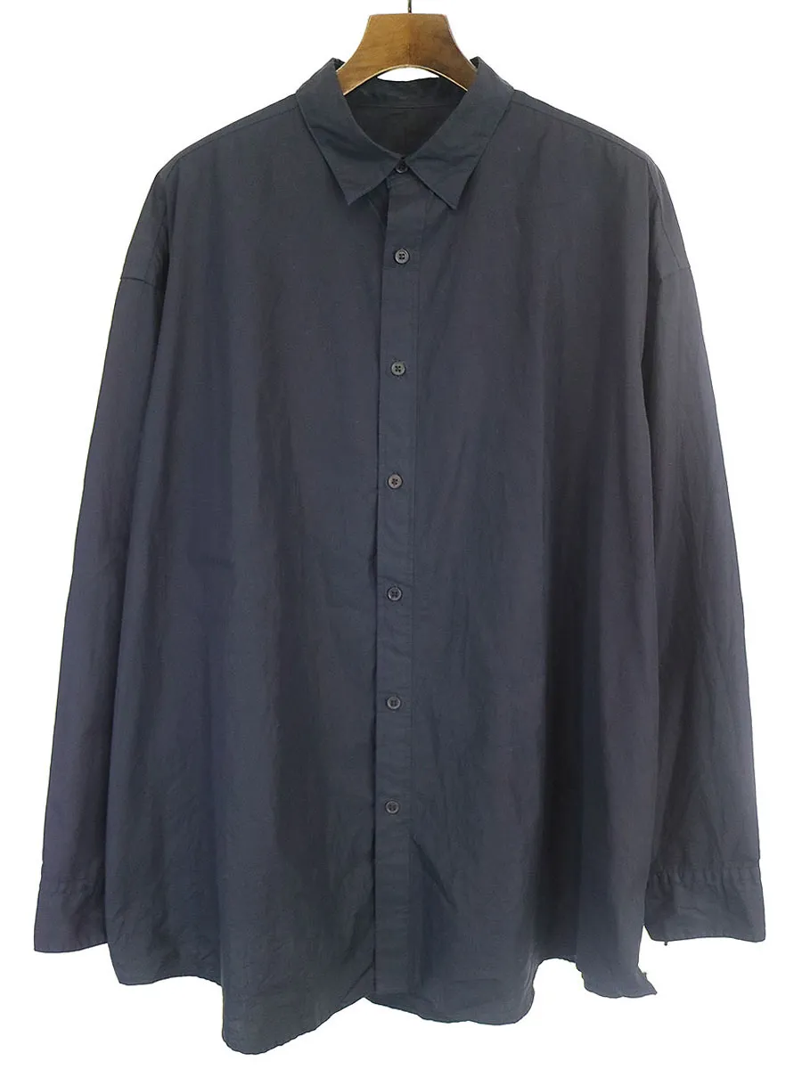 Graphpaper イズネス×グラフペーパー 20AW VENTILATION LONG SLEEVE SHIRT サイドジップ長袖シャツ