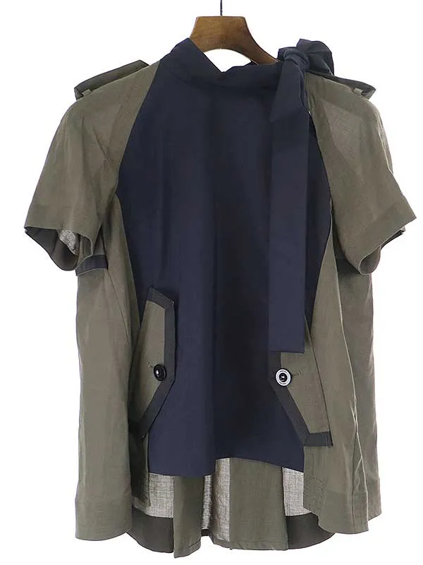 sacai サカイ 21SS Suiting Pullover ス―チングプルオーバー