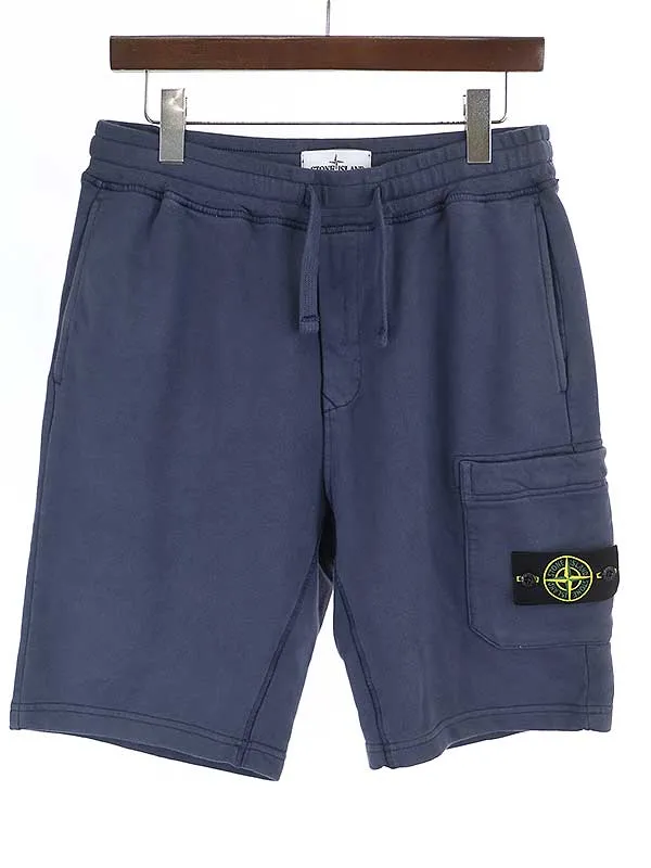 STONE ISLAND ストーンアイランド 21SS コットンシャーリングスウェットショーツ