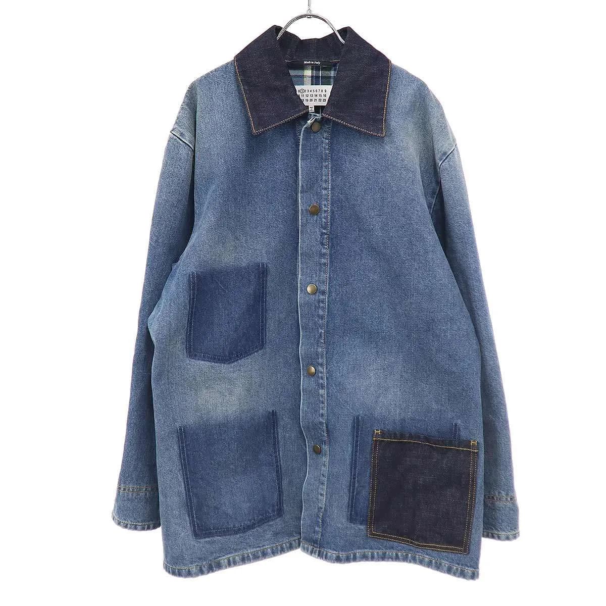 Maison Margiela メゾン マルジェラ 22SS ポケットプリントデニムカバーオールジャケット S51AM0468 S30561