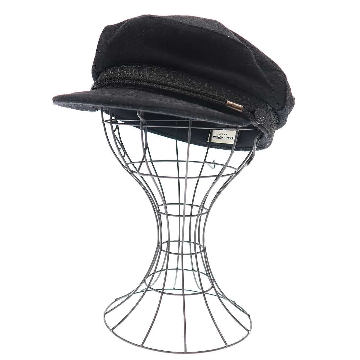 SAINT LAURENT サンローラン パリ 16AW Marine Casquette マリンキャスケットキャップ