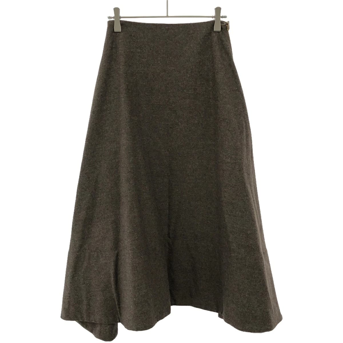 MADISON BLUE マディソンブルー 19AW MI-MOLLET FLARE SKIRT FLANNEL ミモレフランネルフレアスカート MB194-6022