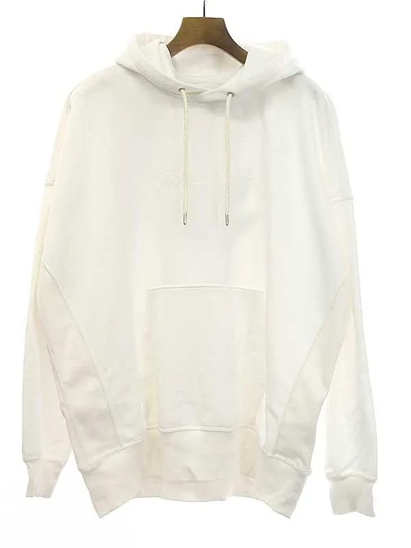 1piu1uguale3 ウノピゥウノウグァーレトレ×ルシアンペラフィネ 22SS BACK LEAF PULLOVER PARKA ロゴエンブロイダリープルオーバーパーカー