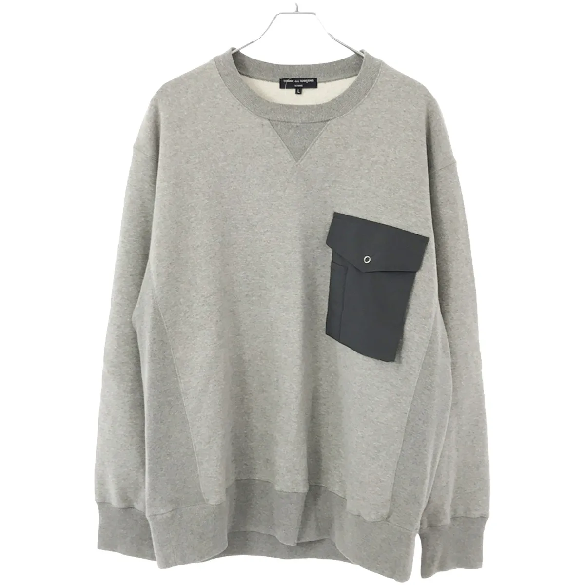 COMME des GARCONS コムデギャルソンオム 23AW フラップポケットスウェットトレーナー