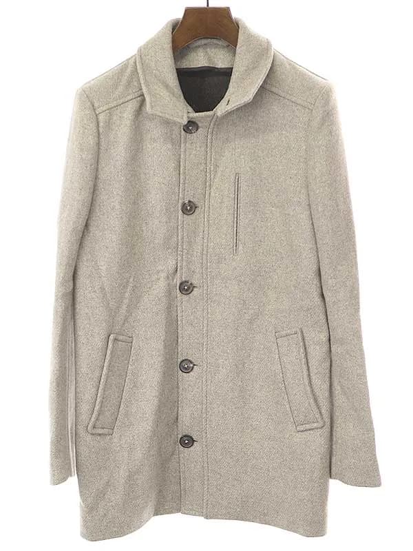 Maison Margiela メゾンマルタンマルジェラ14 09AW ウールナイロンスタンドカラーコート