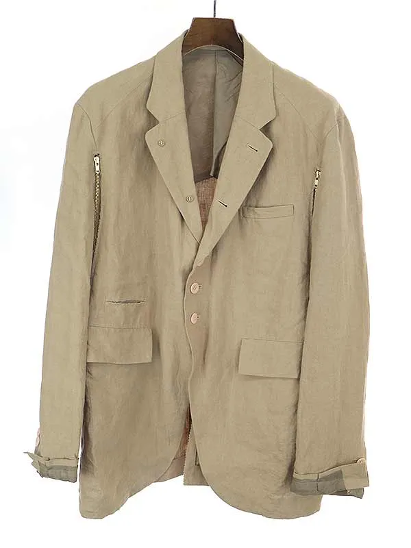 UNDERCOVER アンダーカバー 21SS 高密度Li ZiP リネンジャケット