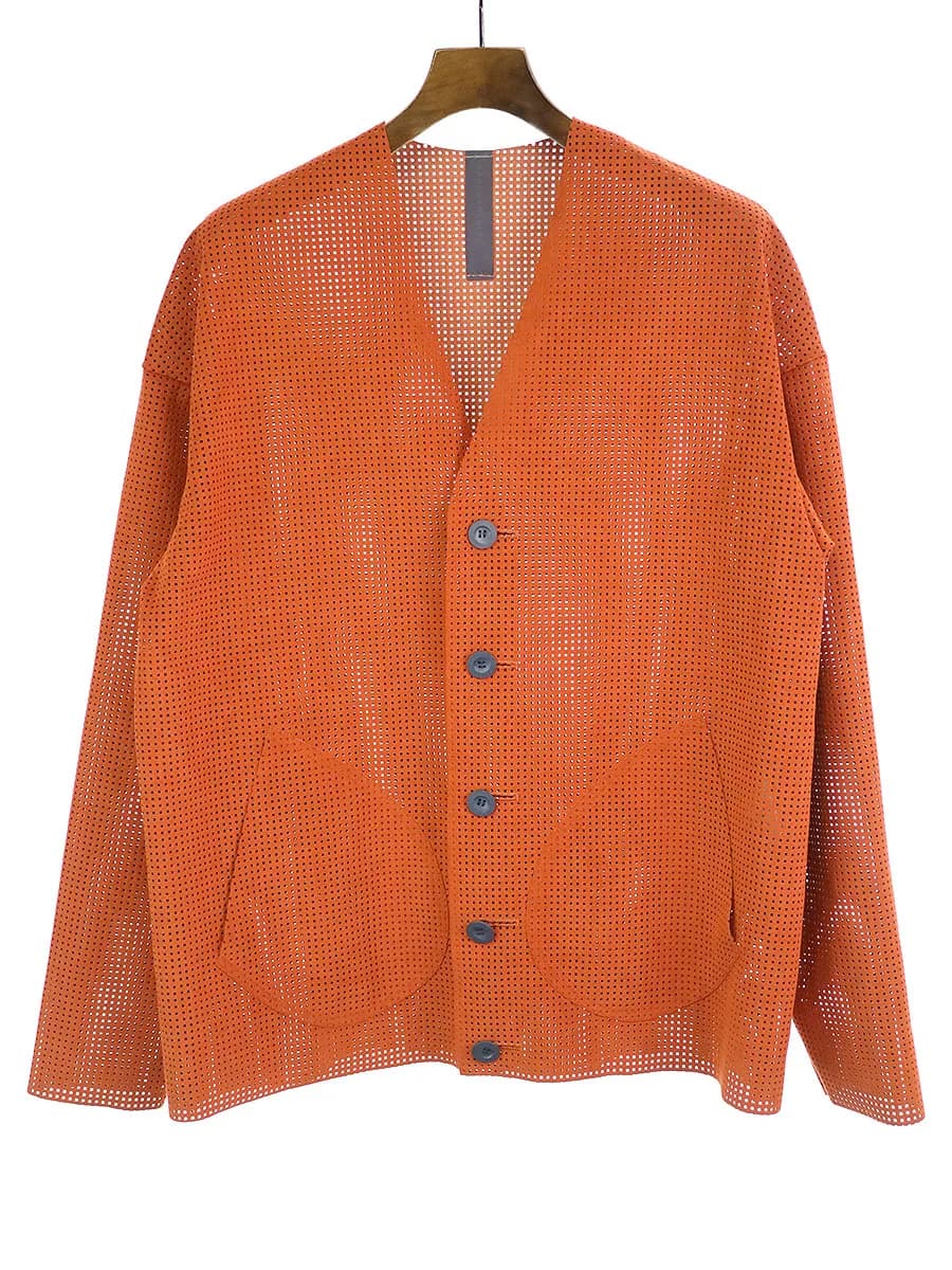 SHINYAKOZUKA シンヤコズカ CARDIGAN-ISH メッシュデザインカーディガン