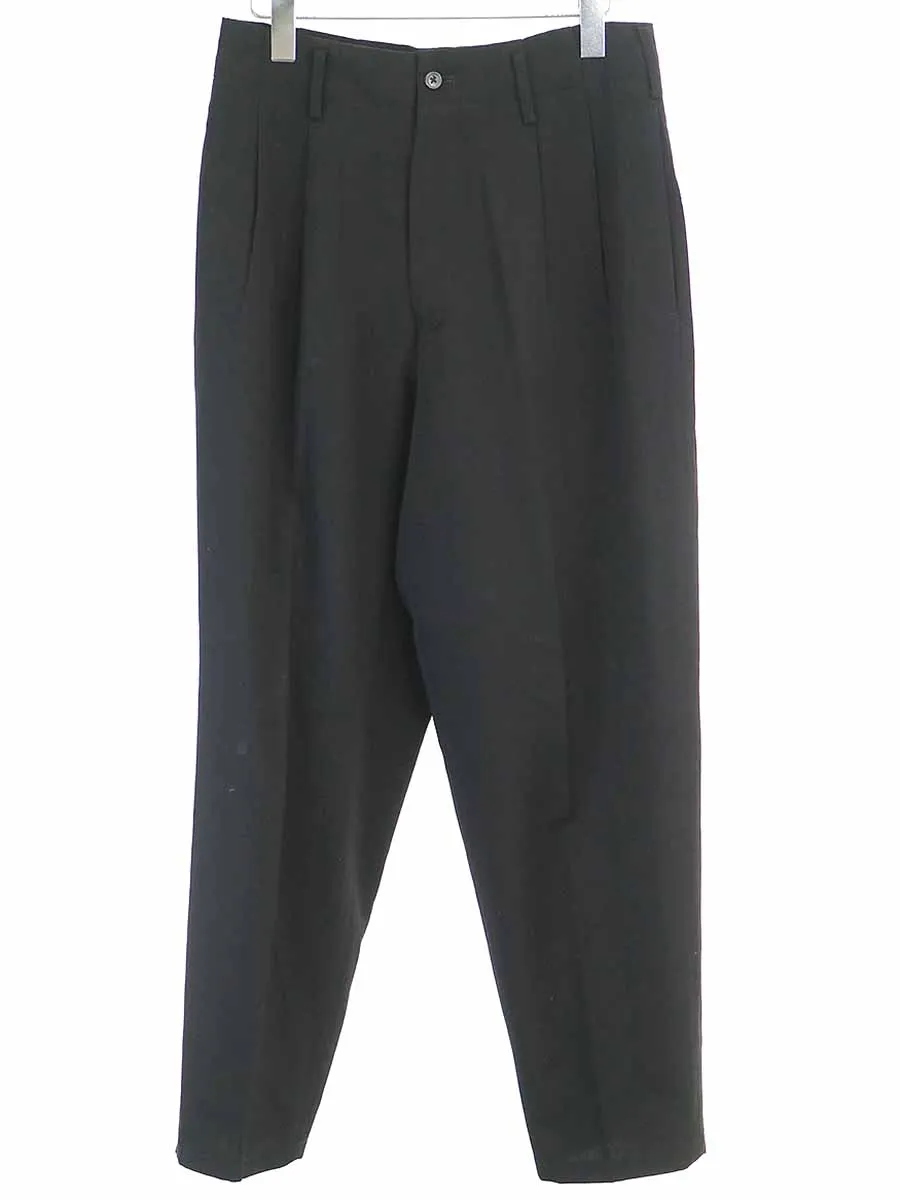 Yohji Yamamoto ヨウジヤマモト プールオム 1999SS 2タックウールギャバジンパンツ