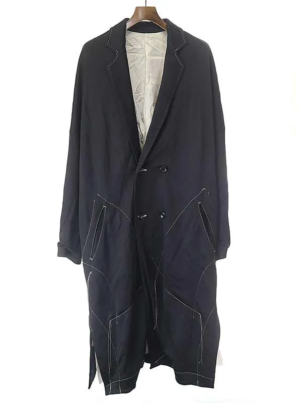 sulvam サルバム 19AW ステッチキュプラロングコート