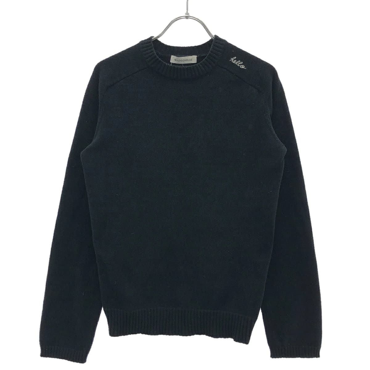 MADISON BLUE マディソンブルー 23AW HELLO CREW L/S PO MOLE ニットセーター