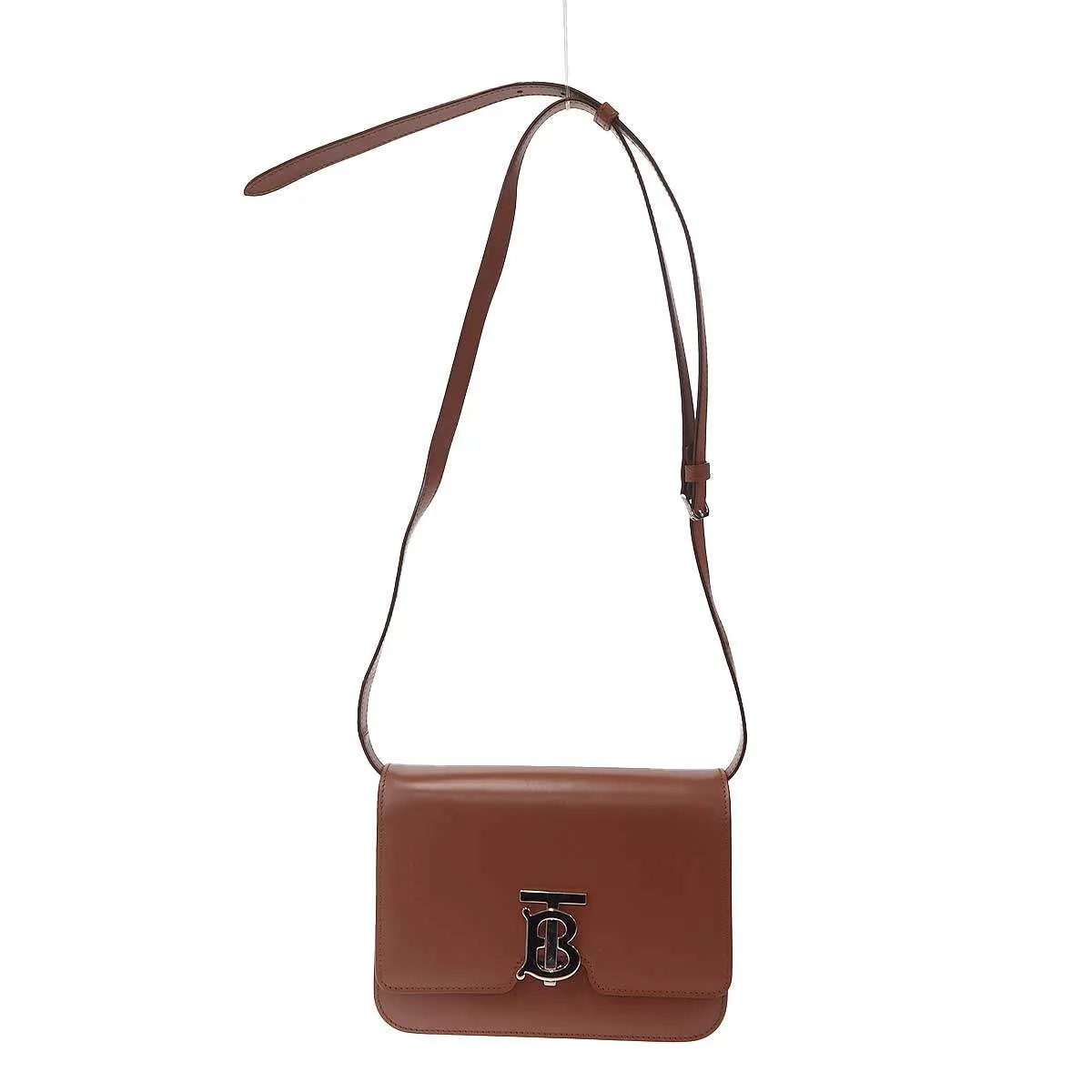 BURBERRY バーバリー TBロゴ レザーショルダーバッグ