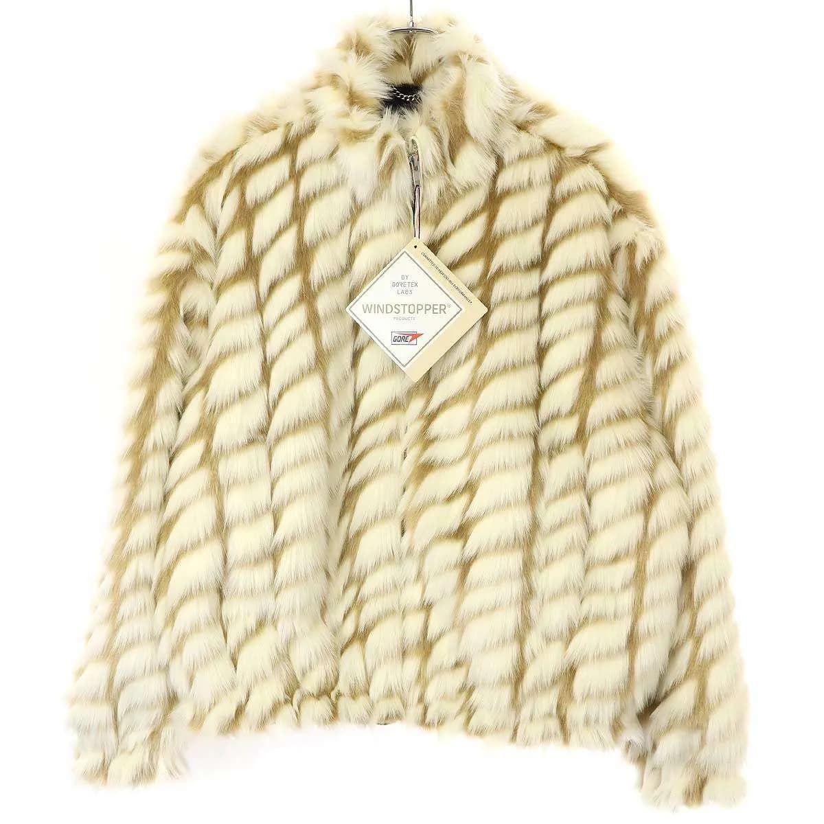Supreme シュプリーム 25SS 2-Tone WINDSTOPPER Faux Fur Jacket Tan ジップアップファージャケット