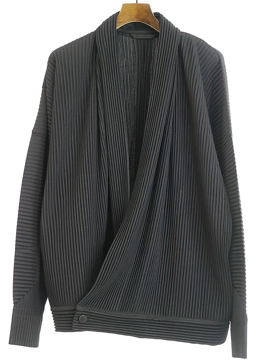 ISSEY MIYAKE オム プリッセ イッセイミヤケ 20SS カシュクールプリーツジャケット