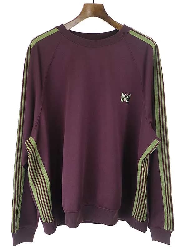 NEEDLES ニードルズ 21AW TRACK CREW NECK SHIRT ラインジャージートップス カットソー