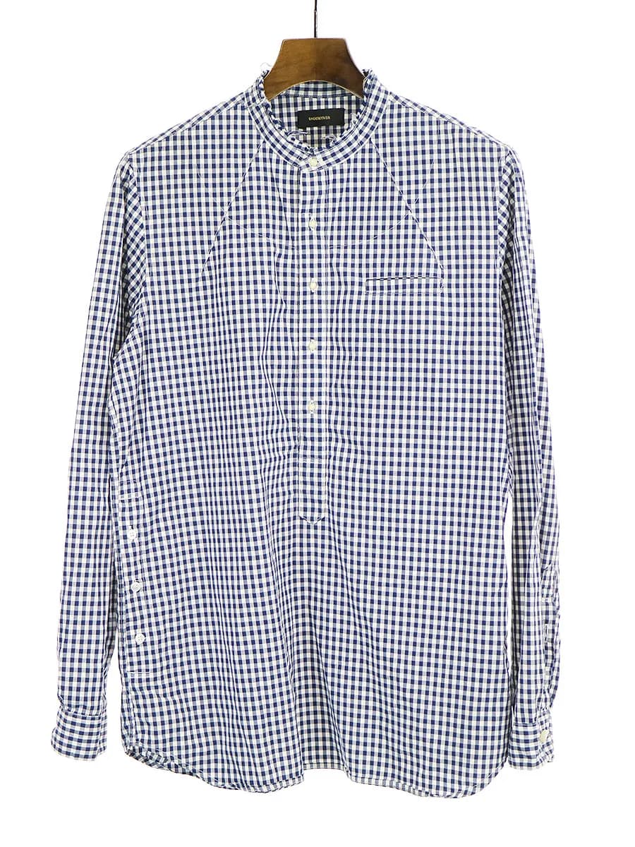 UNDERCOVER John UNDERCOVER(ジョン アンダーカバー)15SS ギンガムチェックプルオーバーシャツ