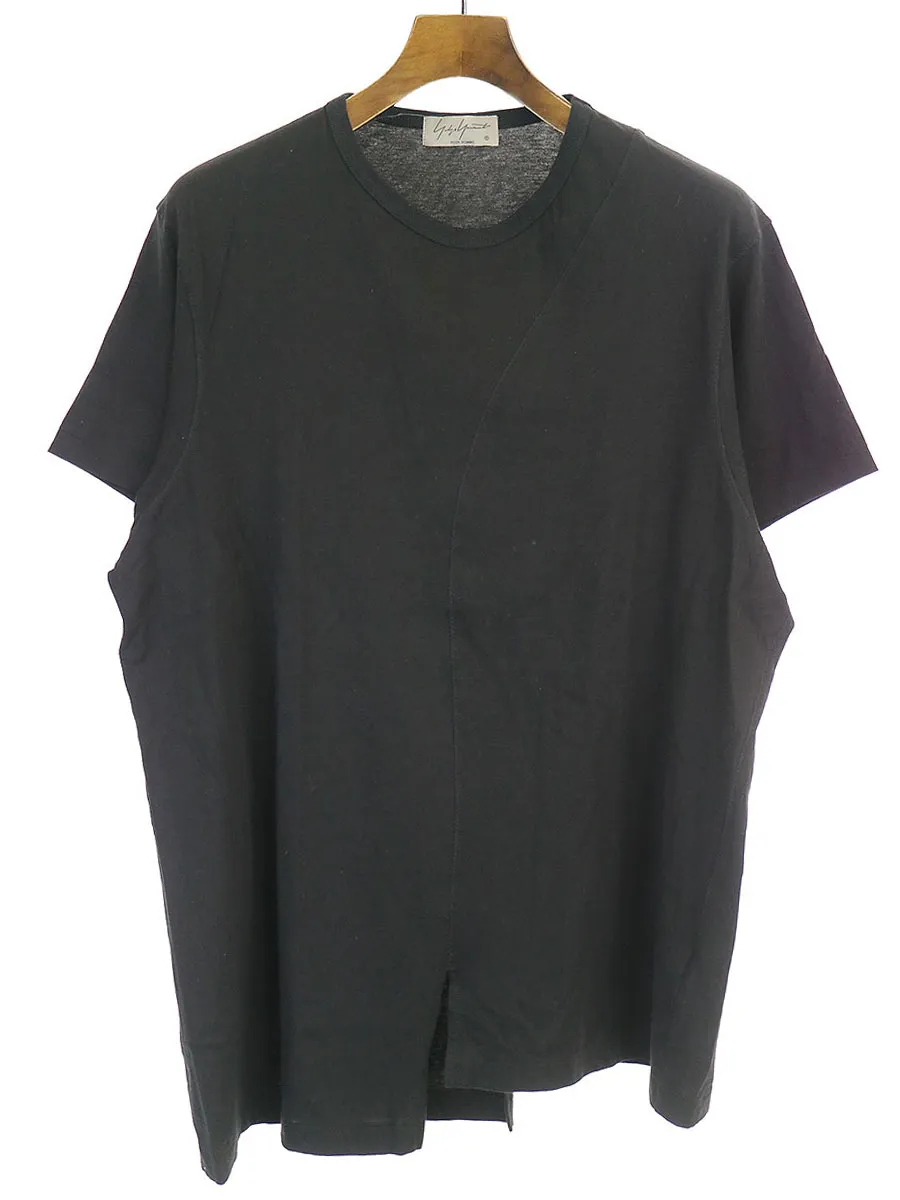 Yohji Yamamoto ヨウジヤマモト プール オム 20SS ステッチデザインアシンメトリーTシャツ