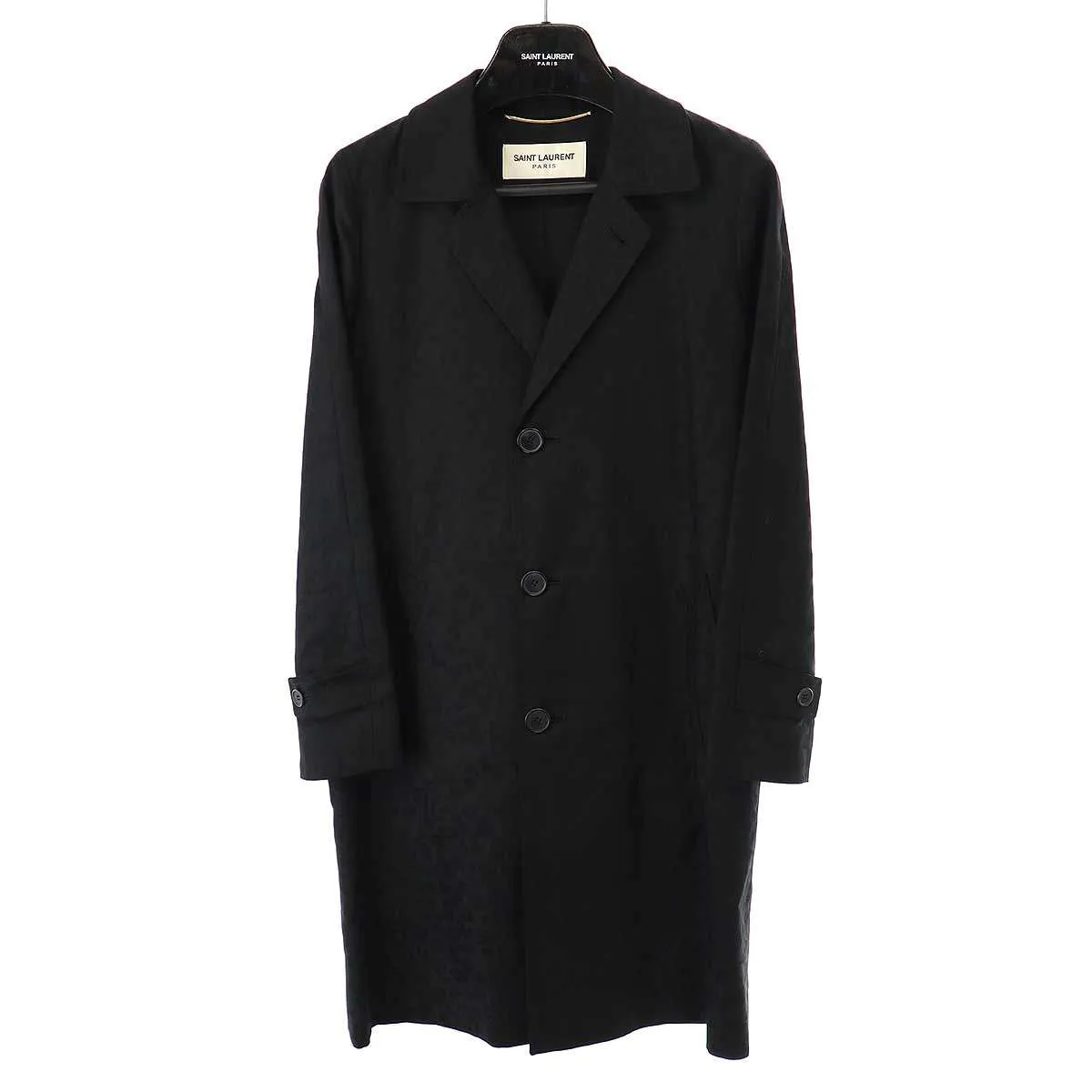 SAINT LAURENT サンローラン パリ 13SS レオパードコットンチェスターコート 315360 YUA25