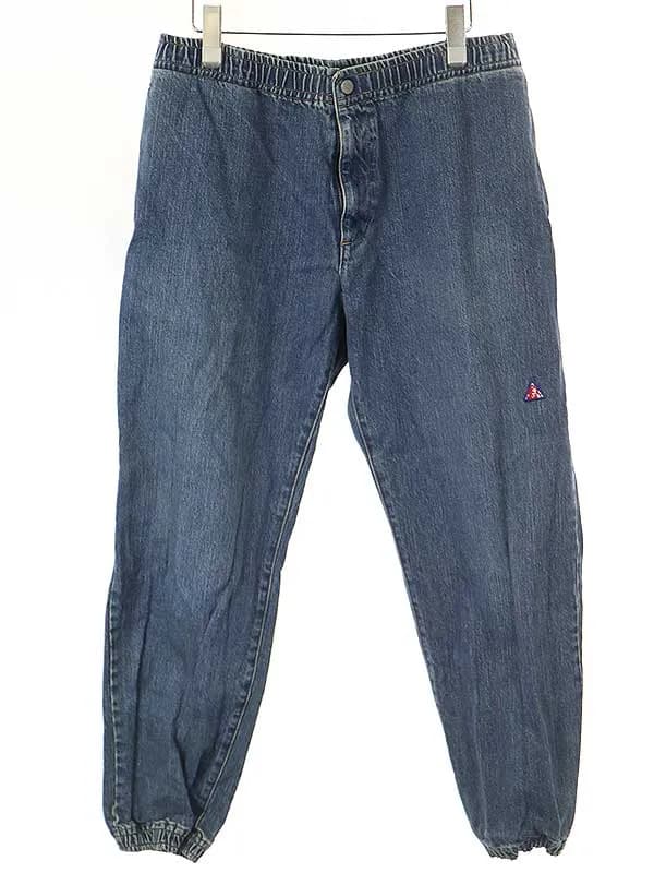 HYSTERIC GLAMOUR ヒステリックグラマー 22AW TRIANGLE WOMAN アップリケ デニムジョガーパンツ