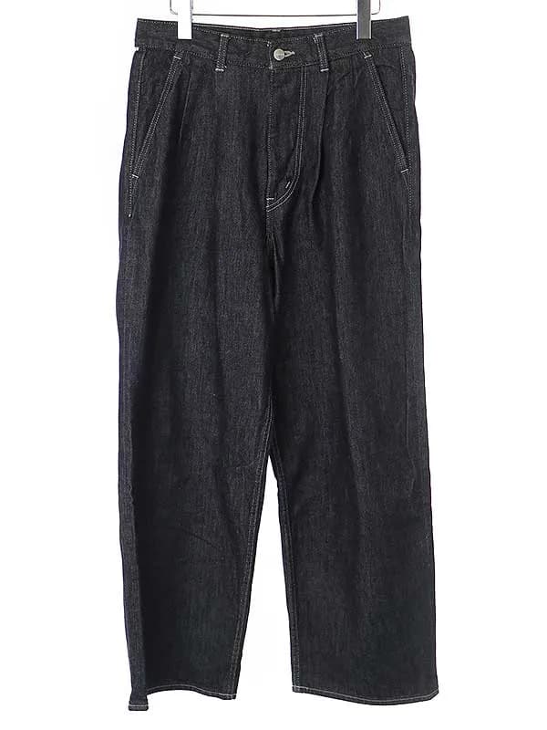 Graphpaper グラフペーパー 23SS Colorfast Denim Two Tuck Pants 2タックデニムパンツ